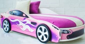 Кровать-машина Бельмарко Бондмобиль 160x70 (розовый) - фото