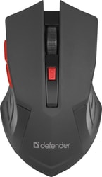 Мышь Defender Accura MM-275 (черный/красный) - фото