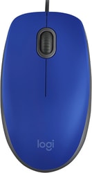 Мышь Logitech M110 Silent (синий) - фото