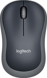 Мышь Logitech M185 (черный/серый) - фото