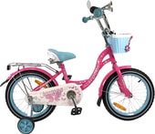 Детский велосипед Favorit Butterfly 16 (розовый/бирюзовый, 2019) - фото