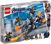 Конструктор LEGO Marvel Super Heroes 76123 Капитан Америка: Атака Аутрайдеров - фото