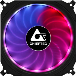 Вентилятор для корпуса Chieftec CF-1225RGB - фото