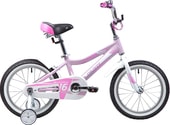Детский велосипед Novatrack Novara 16 (розовый/белый, 2019) - фото