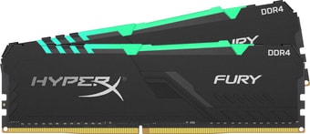 Оперативная память HyperX Fury RGB 2x8GB DDR4 PC4-21300 HX426C16FB3AK2/16 - фото
