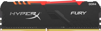 Оперативная память HyperX Fury RGB 8GB DDR4 PC4-24000 HX430C15FB3A/8 - фото