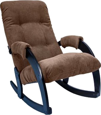 Кресло-качалка Комфорт 67 (венге/verona brown) - фото