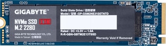 SSD Gigabyte NVMe 1TB GP-GSM2NE3100TNTD - фото