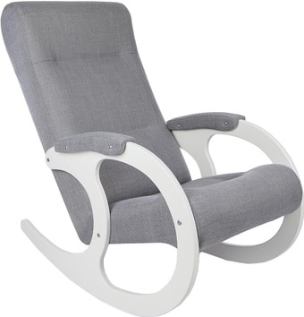 Кресло-качалка Бастион 3 (мемори 15/белый) - фото