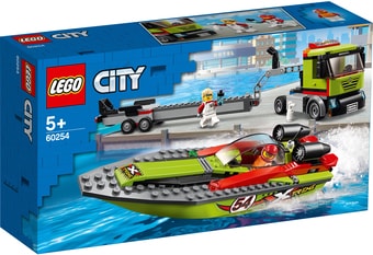 Конструктор LEGO City 60254 Транспортировщик скоростных катеров - фото