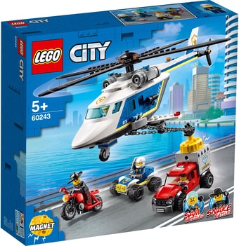 Конструктор LEGO City 60243 Погоня на полицейском вертолете - фото
