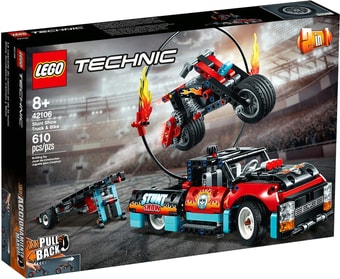 Конструктор LEGO Technic 42106 Шоу трюков на грузовиках и мотоциклах - фото
