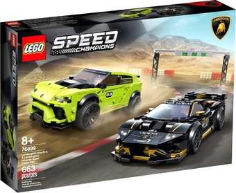 Конструктор LEGO Speed Champions 76899 Lamborghini Urus ST-X и Huracan EVO - фото