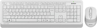 Клавиатура + мышь A4Tech Fstyler FG1010 (белый/серый) - фото