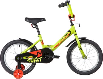 Детский велосипед Novatrack Twist New 16 2020 161TWIST.GN20 (зеленый/черный) - фото