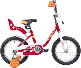 Детский велосипед Novatrack Maple 14 2019 144MAPLE.RD9 (красный/белый) - фото
