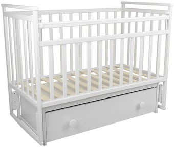 Классическая детская кроватка ФА-Мебель Дарья 1 (белый) - фото