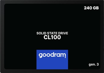 SSD GOODRAM CL100 Gen. 3 240GB SSDPR-CL100-240-G3 - фото