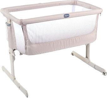 Приставная детская кроватка Chicco Next2me Air (dark beige) - фото