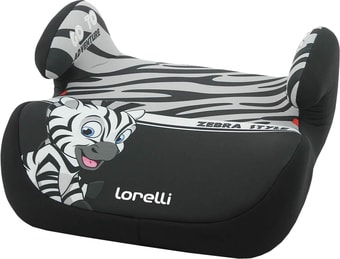 Детское сиденье Lorelli Topo Comfort 2020 (серый/черный, зебра) - фото