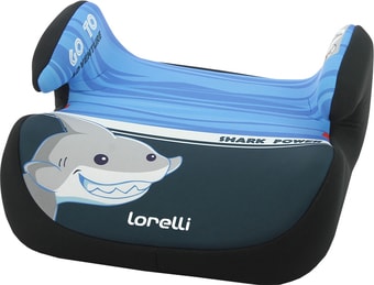 Детское сиденье Lorelli Topo Comfort 2020 (светлый и темный синий, акула) - фото