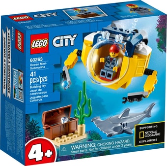 Конструктор LEGO City 60263 Океан: мини-подлодка - фото
