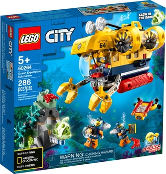 Конструктор LEGO City 60264 Океан: исследовательская подводная лодка - фото