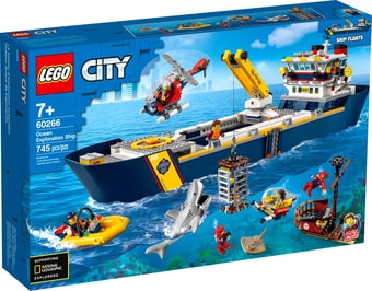 Конструктор LEGO City 60266 Океан: исследовательское судно - фото