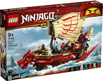 Конструктор LEGO Ninjago 71705 Летающий корабль Мастера Ву - фото