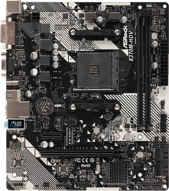 Материнская плата ASRock X370M-HDV R4.0 - фото