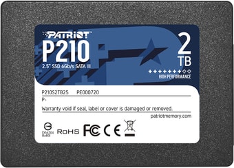 SSD Patriot P210 2TB P210S2TB25 - фото