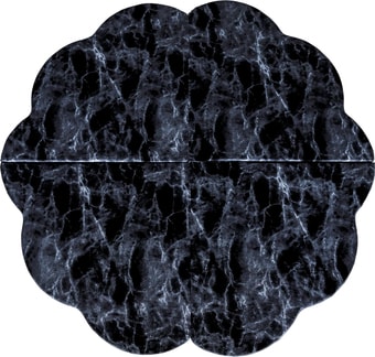Игровой коврик Misioo Flower (black marble) - фото