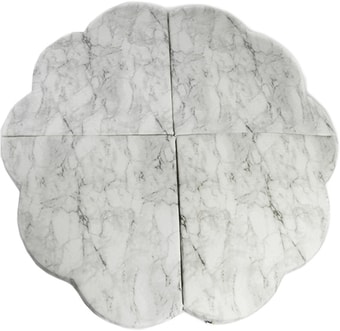 Игровой коврик Misioo Flower (white marble) - фото