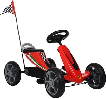 Педальная машинка Chi Lok Bo Ferrari Go Kart 8931 (красный) - фото