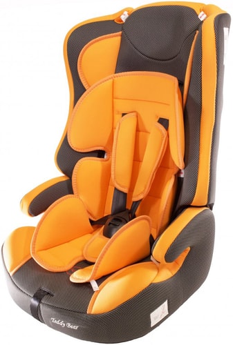 Детское автокресло Мишутка 513 RF (21 оранжевый/черные точки) - фото