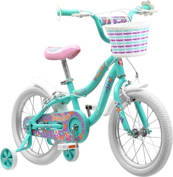 Детский велосипед Schwinn Jasmine 16 S0659AINT (голубой) - фото