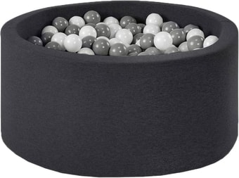 Сухой бассейн Misioo 90x40 200 шаров (черный) - фото