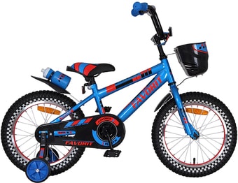 Детский велосипед Favorit Sport 16 (синий, 2020) - фото