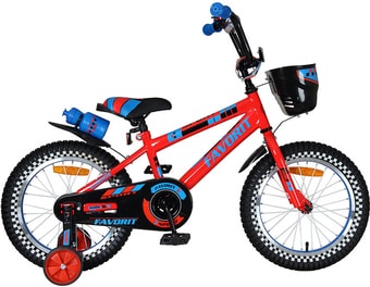 Детский велосипед Favorit Sport 16 (красный, 2020) - фото