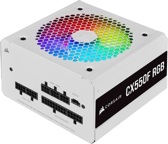 Блок питания Corsair CX550F RGB White CP-9020225-EU - фото