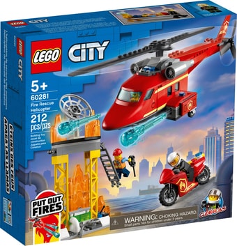 Конструктор LEGO City 60281 Спасательный пожарный вертолёт - фото