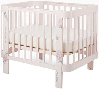 Кроватка-трансформер Happy Baby Mommy Love 95024 (pink) - фото