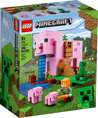 Конструктор LEGO Minecraft 21170 Дом-свинья - фото