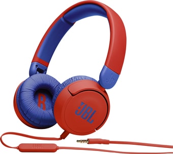 Наушники JBL JR310 (красный/синий) - фото