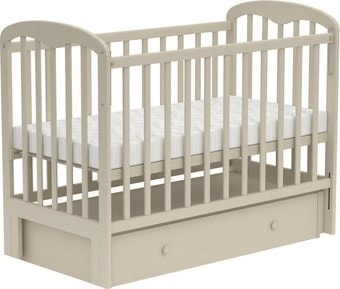 Классическая детская кроватка Фея 328 (бежевый) - фото