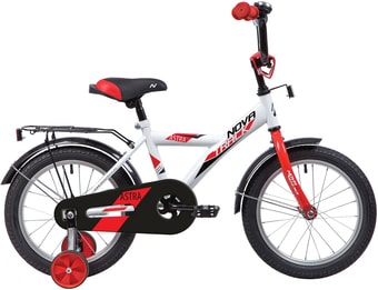 Детский велосипед Novatrack Astra 14 2020 143ASTRA.WT20 (белый/красный) - фото