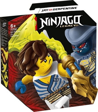 Конструктор LEGO Ninjago 71732 Легендарные битвы: Джей против воина-Серпентина - фото