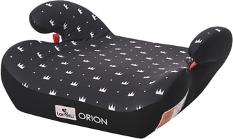 Детское сиденье Lorelli Orion (черный, короны) - фото