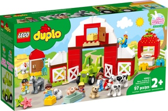 Конструктор LEGO Duplo 10952 Фермерский трактор, домик и животные - фото