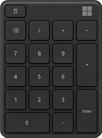 Цифровой блок Microsoft Number Pad (черный) - фото